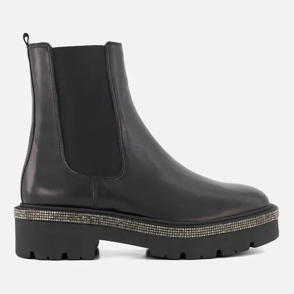 Image of Dune Womens Panics Leather Chelsea Boots - UK 6