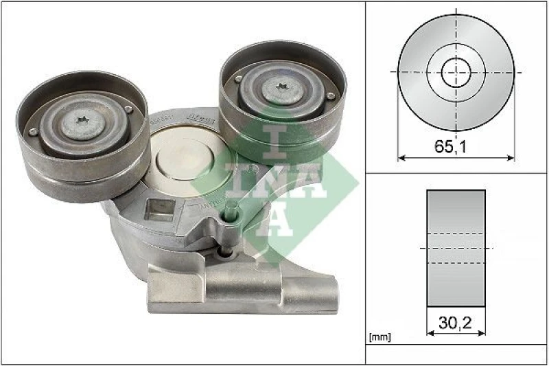 Image of Tensioner Lever, v-ribbed belt INA 534 0682 10