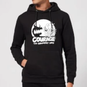 Image of Courage The Cowardly Dog Spotlight Hoodie - Black
