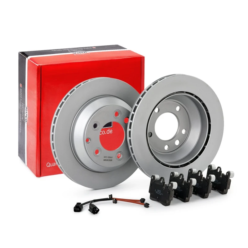 Image of MAPCO 47990HPS Brake disc and pads set Rear Axle, Brake Disc Type: Vented Brake Set,disc brakes (3405)