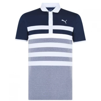 Puma One Way Polo Shirt Mens - Navy Blazer