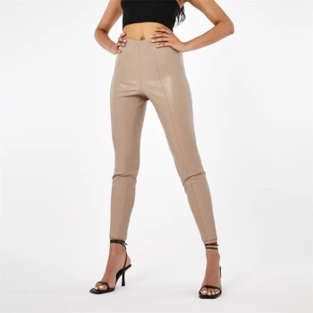 Image of Firetrap PU Leggings - Beige