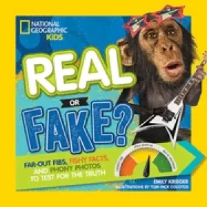 Image of real or fake far out fibs fishy facts and phony photos to test for the tru
