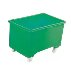 Image of Red plastic 270L container truck - 711 x 1003 x 600mm