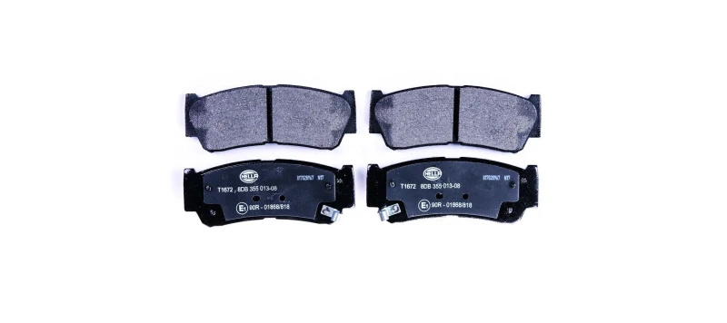 Image of HELLA Brake pad set HELLA 8DB 355 013-081