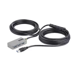 Image of StarTech.com USB Extender Hub, 10m USB 3.0 Extension Cable with...