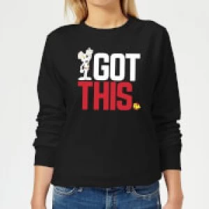 Image of Danger Mouse I Got This Womens Sweatshirt - Black