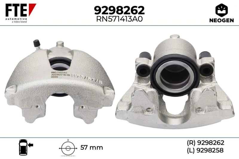 Image of Brake caliper FTE 9298262