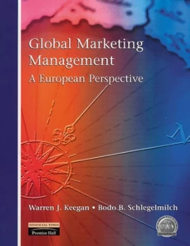 Image of Global Marketing Management by Dr Bodo Schlegelmilch Book