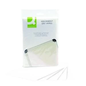 Image of Q-Connect Lint Free Absorbent Wipes Pack of 20 KF04506