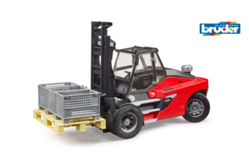 Image of Bruder Bruder 1:16 Linde HT160D Forklift with Pallet & 3 Multi unisex 01:16