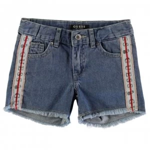 image of Guess Tape Denim Shorts - BFOY