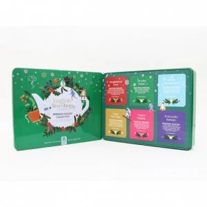 image of Tea set English Tea Shop "Premium Holiday Collection Green Gift Tin", 36 pcs.