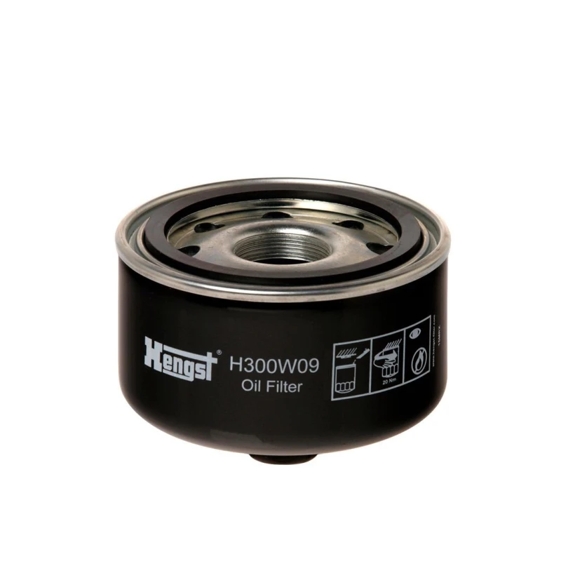 Image of Oil filter HENGST FILTER H300W09
