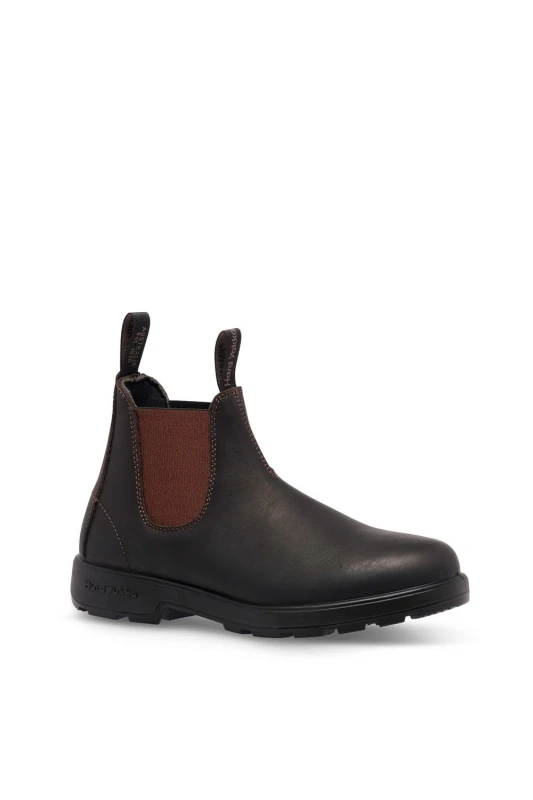 Image of Hard Yakka Mens Brunswick Waxy Leather Chelsea Boots UK Size 5 (EU 39) Brown Waxy HDY033-BROWN-5
