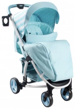 image of My Babiie Billie Faiers MB100 Blue Stripe Pushchair.