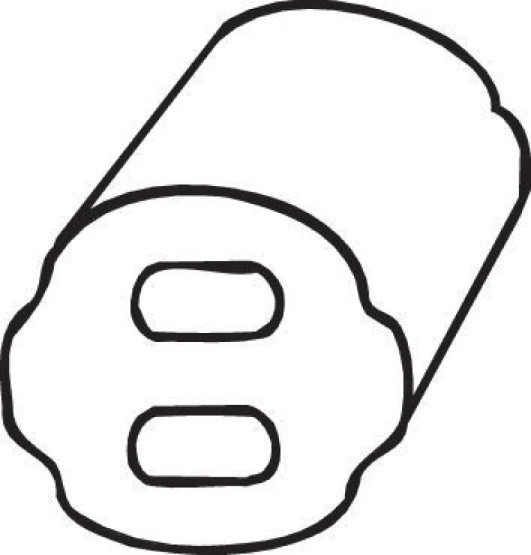 Image of BOSAL 255-713 Rubber Strip, exhaust system Rubber Strip,exhaust system (1055)