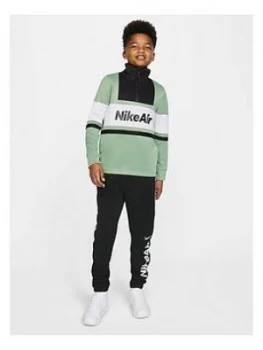 Image of Nike Sportswear Air Older Boys Tracksuit - Silver Black