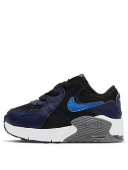 Image of Nike Infant's Air Max Excee, Black/Blue, Size 4.5