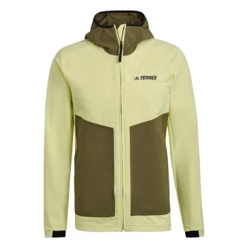 image of adidas Terrex Multi Stretch Softshell Jacket Mens - Pulse Yellow