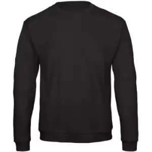 Image of B&C Adults Unisex ID. 202 50/50 Sweatshirt (3XL) (Black)