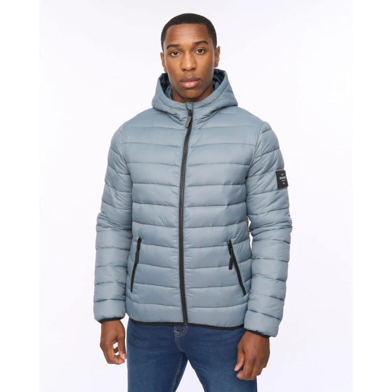 Image of Crosshatch Crosshatch Men Gattering MVE Jacket in Blue Size: large Blue L Male 5059294632652