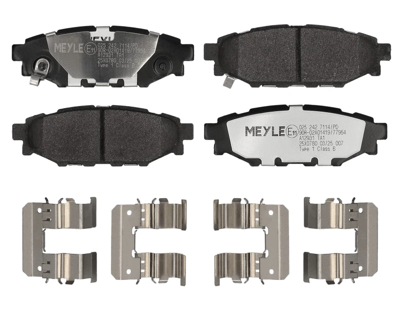 Image of Brake pad set MEYLE 025 242 7114/PD