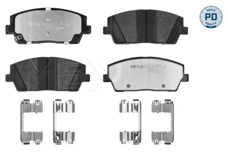 Image of Brake pad set MEYLE 025 261 5717/PD
