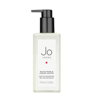 image of Jo Loves A Bath & Shower Gel - White Rose & Lemon Leaves