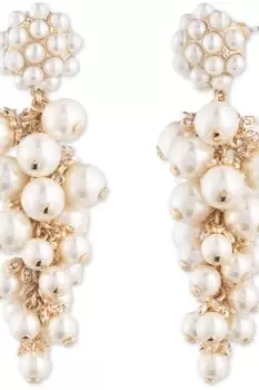 image of Ladies Marchesa PE LG PEARL LINEAR-GOLD/PEARL Earrings 16G00316