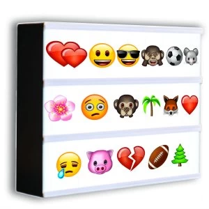 image of Gingersnap Spare A4 Light Box Emoji Pack