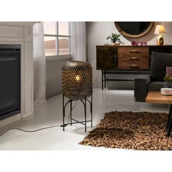 image of Schuller Mara - Floor Lantern Black, gold, E27