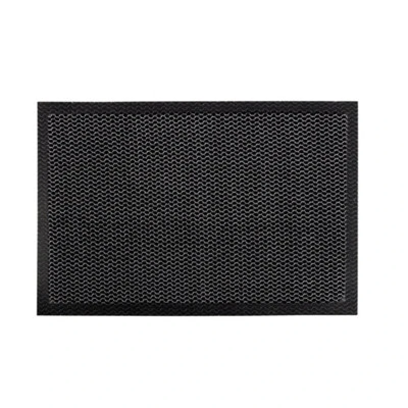 Image of Doortex Doortex Meshmat Flat Edging Full Anti-slip PVC Backing 800x1200mm Metallic Grey UREMFLYV0003 UREMFLYV0003