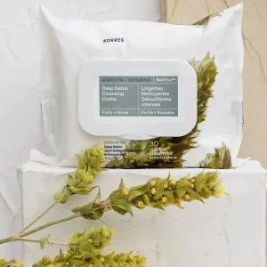 image of Korres Olympus Tea Detox Cleansing Wipes