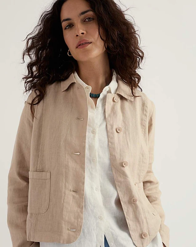 Image of Seasalt Seasalt Cornwall Arame Jacket Cream - Seasalt - Size: 18 Cream Female 18 PQ72306