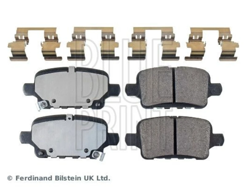 Image of Blue PRINT Brake pad set Blue PRINT ADW194221