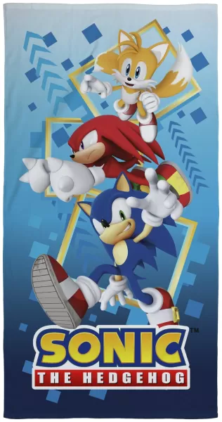Image of Sonic Kids Beach Towel - Multicoloured
