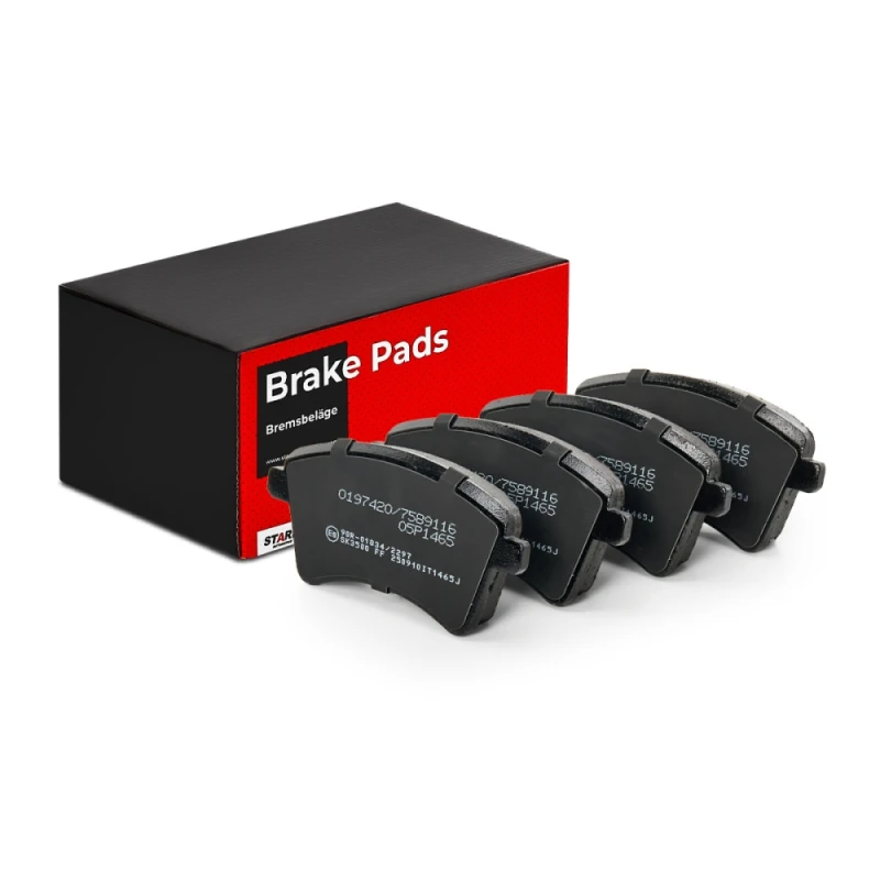 Image of STARK SKBP-0010449 Brake pad set Front Axle, excl. wear warning contact Brake Pad Set,disc brake (402)