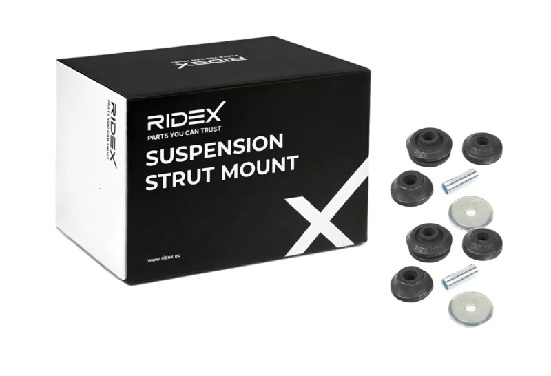 Image of RIDEX 1180S0938 Top strut mount Rear Axle Elastomer Suspension Strut Support Bearing (1180)