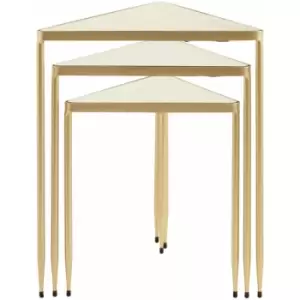 Image of Avantis Set of 3 Triangle Tables - Premier Housewares