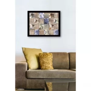 Image of SC1146 Multicolor Decorative Framed MDF Painting