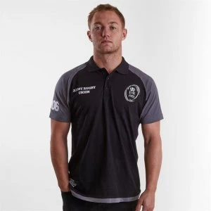 Image of Samurai Army Performance Polo Mens - Black/Grey