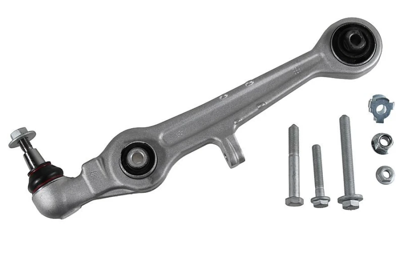 Image of METZGER 58009818 Suspension arm Control Arm, COMPETENCE KIT, Lower, with rubber mount, with fastening/mounting material Track Control Arm (273)