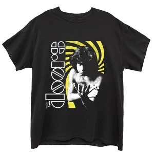 Image of The Doors - Jim Spinning Unisex Large T-Shirt - Black
