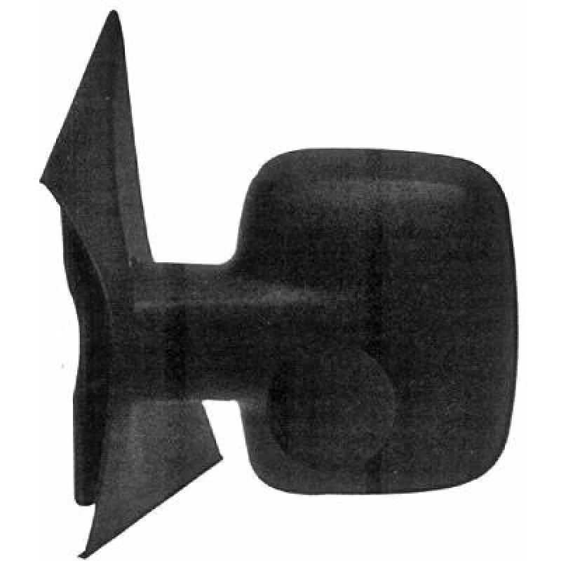 Image of DIEDERICHS 1665024 Wing mirror Right, black, Complete Mirror, Grained Outside Mirror (50)