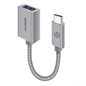 ALOGIC Prime Male USB 3.1 Type-C to Female USB 3.1 Type-A Adapter in Space Grey