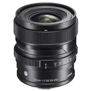 image of Sigma 20mm F2 DG DN C Lens - Sony E-Mount