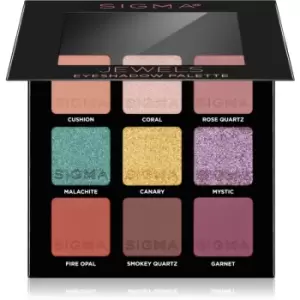 image of Sigma Beauty Party on The Go eyeshadow palette shade Jewels 9 g