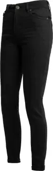 Image of John Doe Luna High Mono Ladies Motorcycle Jeans, black, Size 26 for Women, black, Size 26 for Women