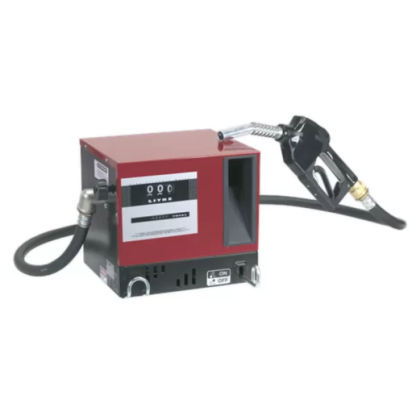 Image of Sealey TP955 Diesel/Fluid Transfer System 56ltr/min Wall Mounting Meter 230V